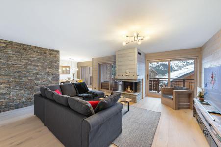 Ski verhuur Appartement 4 kamers 7 personen (202) - Résidence du Parc Alpin - Méribel - Woonkamer