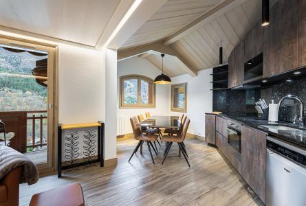 Skiverleih 4-Zimmer-Appartment für 6 Personen (6) - Résidence du Rocher - Méribel - Wohnzimmer