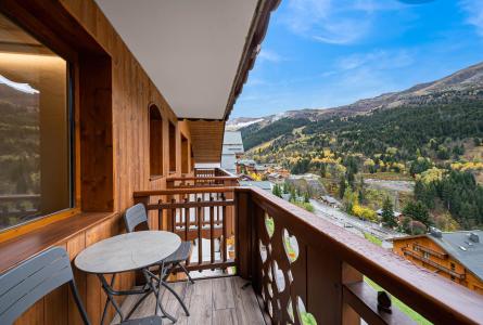 Ski verhuur Appartement 3 kamers 6 personen (6) - Résidence du Rocher - Méribel - Woonkamer