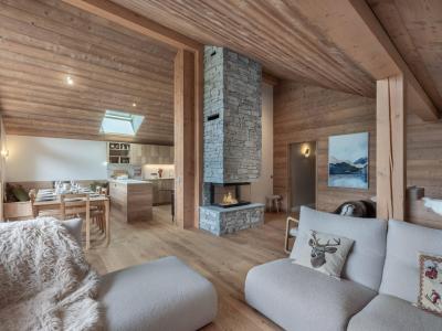 Ski verhuur Appartement 5 kamers 10 personen (A402) - Résidence Etania - Méribel - Woonkamer