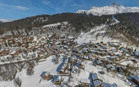 Location au ski Résidence Ferm B - Méribel - Extérieur hiver