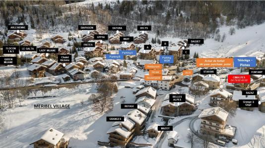 Ski apartment rental Résidence Fermes de Méribel - Datura