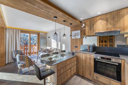 Rent in ski resort 3 room apartment 4 people (305) - Résidence Grand Sud - Méribel - Kitchenette
