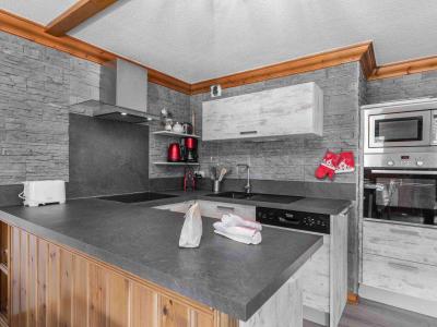 Rent in ski resort 4 room apartment cabin 6 people (C10) - Résidence Jardin d'Hiver - Méribel - Kitchen