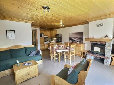 Location au ski Appartement 3 pièces 6 personnes - Résidence l'Aubépine - Méribel - Séjour