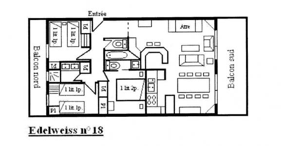 Location au ski Appartement 4 pièces 8 personnes (18) - Résidence l'Edelweiss - Méribel