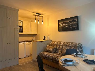 Skiverleih Studio Schlafnische 3 Personen (010) - Résidence l'Edelweiss - Méribel - Wohnzimmer