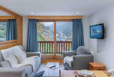 Rent in ski resort 2 room apartment sleeping corner 4 people (27) - Résidence l'Ermitage - Méribel - Living room