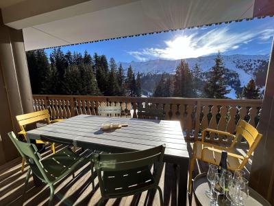 Ski verhuur Appartement 5 kamers 8 personen (6) - Résidence l'Ours Brun - Méribel - Balkon