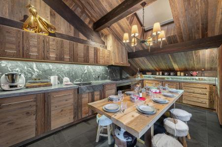 Location au ski Appartement duplex 6 pièces 9 personnes - Résidence la Chaumière - Méribel - Cuisine