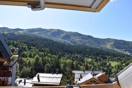 Skiverleih Duplex Wohnung 5 Zimmer Kabine 8 Personnen (J4) - Résidence la Croix de Verdon - Méribel - Terrasse