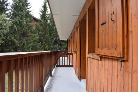 Skiverleih 2-Zimmer-Appartment für 4 Personen (30) - Résidence la Forêt - Méribel - Terrasse