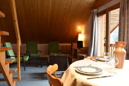 Ski verhuur Studio mezzanine 5 personen (038) - Résidence la Forêt - Méribel - Woonkamer