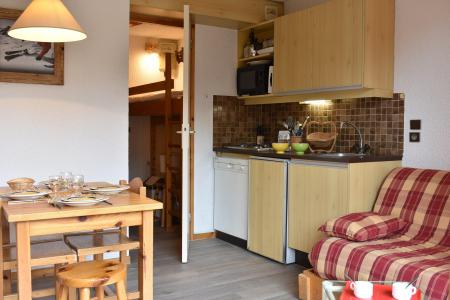 Ski verhuur Appartement 2 kamers 4 personen (B2) - Résidence la Vizelle - Méribel - Woonkamer