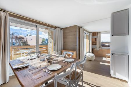 Rent in ski resort 3 room apartment 7 people - Résidence le Belvédère - Méribel - Living room