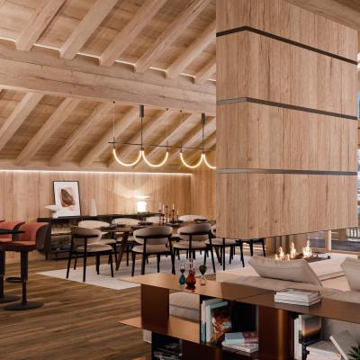 Location au ski Appartement duplex 7 pièces 14 personnes (301) - Résidence Le Bois des Ours - Méribel - Séjour