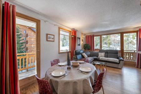 Rent in ski resort 4 room apartment 6 people (34) - Résidence le Chardon Bleu - Méribel - Living room