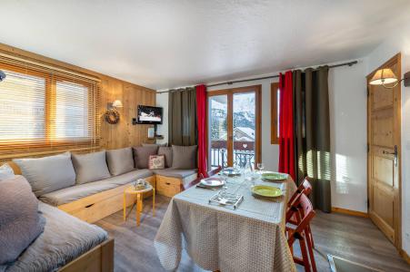 Skiverleih 3-Zimmer-Appartment für 5 Personen (A5) - Résidence le Christmas - Méribel - Wohnzimmer