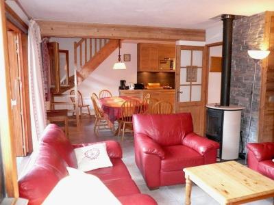 Rent in ski resort 4 room duplex apartment 8 people (10 R) - Résidence le Cristal - Méribel - Living room