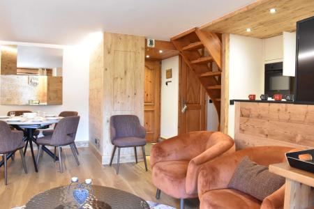 Ski verhuur Appartement duplex 4 kamers 6 personen (D13) - Résidence le Diapason - Méribel - Woonkamer