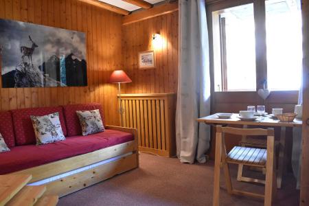 Rent in ski resort Studio 3 people (202) - Résidence le Grand-Sud - Méribel - Living room
