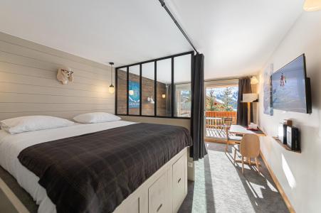 Rent in ski resort Studio sleeping corner 4 people (6) - Résidence le Grand Tétras - Méribel - Apartment