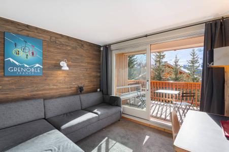 Rent in ski resort Studio sleeping corner 4 people (6) - Résidence le Grand Tétras - Méribel - Living room