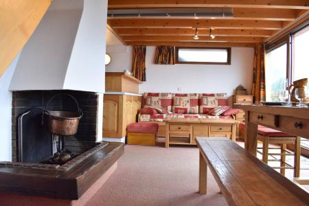 Ski verhuur Appartement duplex 2 kamers 6 personen (85) - Résidence le Pétaru - Méribel - Woonkamer