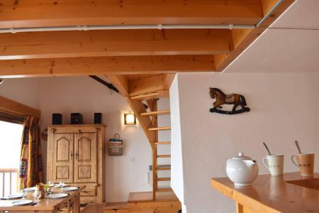 Ski verhuur Appartement duplex 2 kamers 6 personen (85) - Résidence le Pétaru - Méribel - Woonkamer