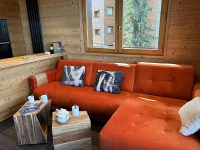 Rent in ski resort 4 room apartment cabin 8 people (10) - Résidence le Surf - Méribel - Living room