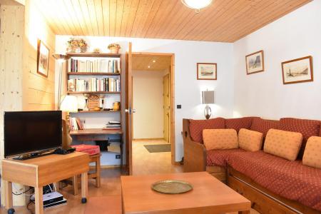 Rent in ski resort 4 room duplex apartment 8 people (1) - Résidence le Vallon - Méribel - Living room