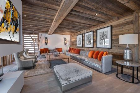 Ski verhuur Appartement 6 kamers 10 personen (3) - Résidence les Belles Alpes - Méribel - Woonkamer