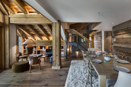 Ski verhuur Appartement duplex 6 kamers 10 personen (4) - Résidence les Belles Alpes - Méribel - Woonkamer