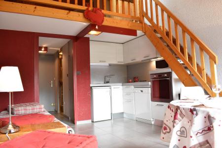 Ski verhuur Studio mezzanine 5 personen (32) - Résidence les Brimbelles - Méribel - Woonkamer