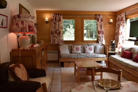 Ski verhuur Appartement 3 kamers 6 personen (013) - Résidence les Hivernelles - Méribel - Woonkamer