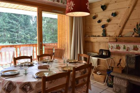 Ski verhuur Appartement 3 kamers 6 personen (013) - Résidence les Hivernelles - Méribel - Woonkamer