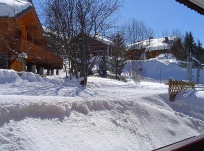 Ski verhuur Appartement 3 kamers 6 personen (B7) - Résidence les Jardins du Morel - Méribel - Buiten winter