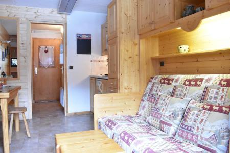 Rent in ski resort Studio 2 people (0B4) - Résidence les Sapineaux - Méribel - Living room