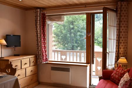 Rent in ski resort Studio sleeping corner 4 people (002) - Résidence les Silènes - Méribel - Living room