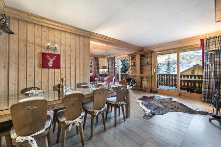 Rent in ski resort 5 room apartment 8 people - Résidence Myosotis - Méribel - Living room