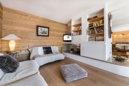 Rent in ski resort 6 room duplex apartment 12 people (11) - Résidence Myosotis - Méribel - Living room