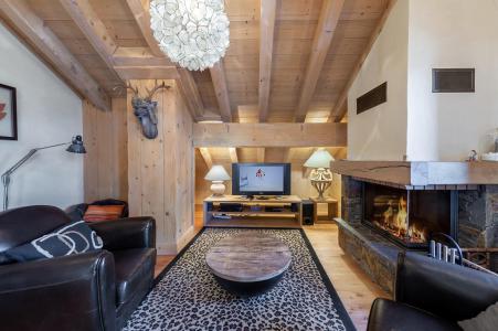 Rent in ski resort 6 room duplex apartment 10 people (7) - Résidence Saulire - Méribel - Living room