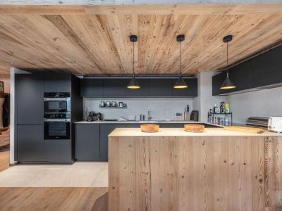 Ski verhuur Appartement duplex 5 kamers 10 personen (404) - Résidence Village de l'Orée - Méribel - Keuken