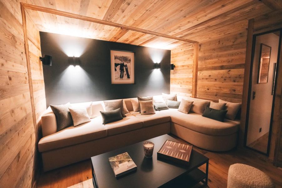 Ski verhuur Chalet triplex 6 kamers 10 personen (Boreal) - Chalet Boreal - Montalbert - Woonkamer