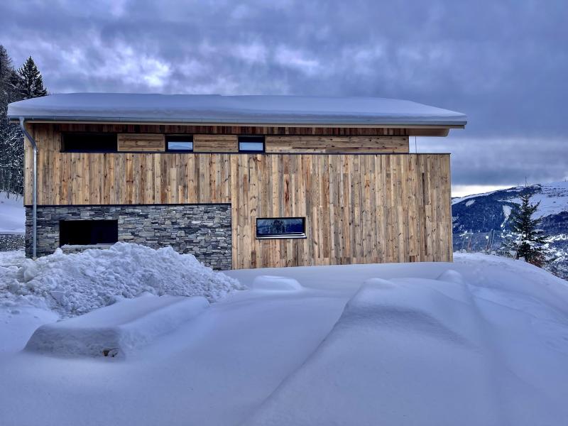 Location au ski Chalet 6 pièces 10 personnes - Chalet Equinoxe - Montalbert - Extérieur hiver