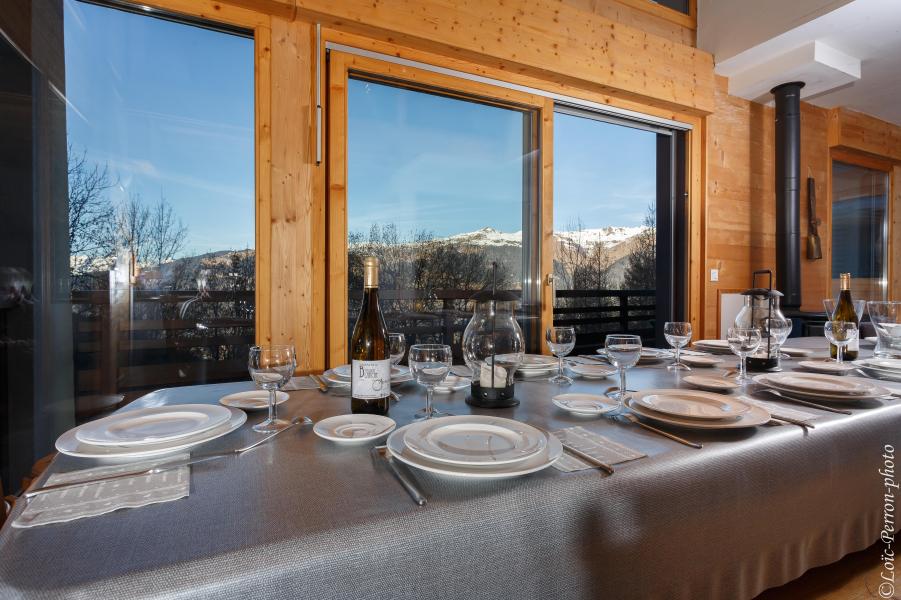 Rent in ski resort 7 room chalet 12 people (MTGSIN) - Chalet Montgésin - Montalbert - Living room