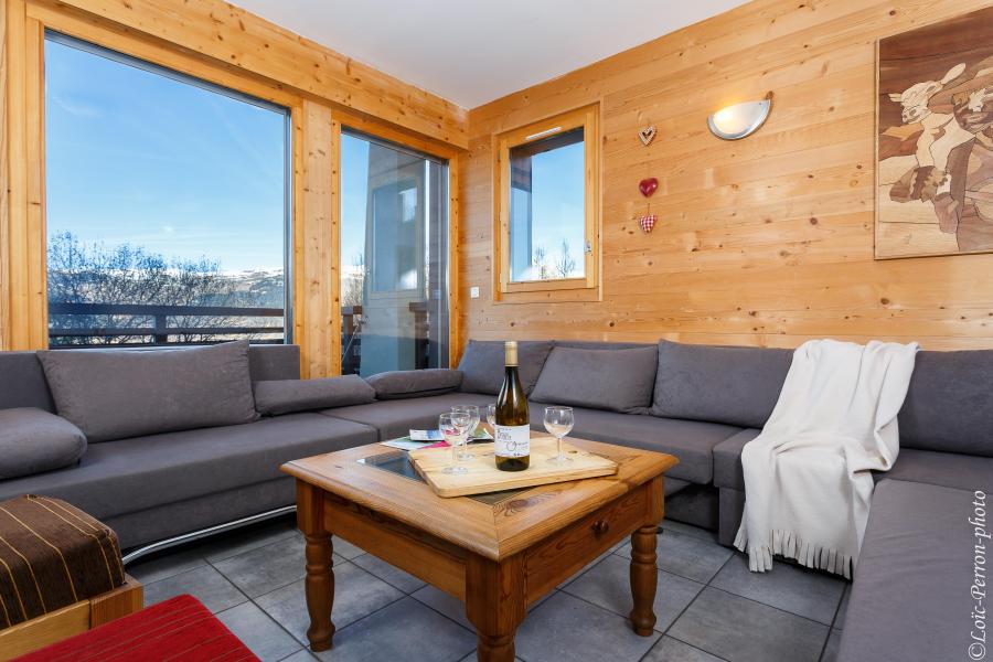 Location au ski Chalet 7 pièces 12 personnes (MTGSIN) - Chalet Montgésin - Montalbert - Séjour