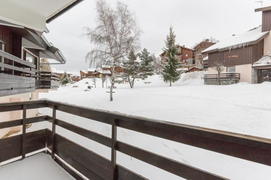 Ski verhuur Appartement 1 kamers bergnis 5 personen (210) - La Résidence la Grangette - Montalbert - Balkon