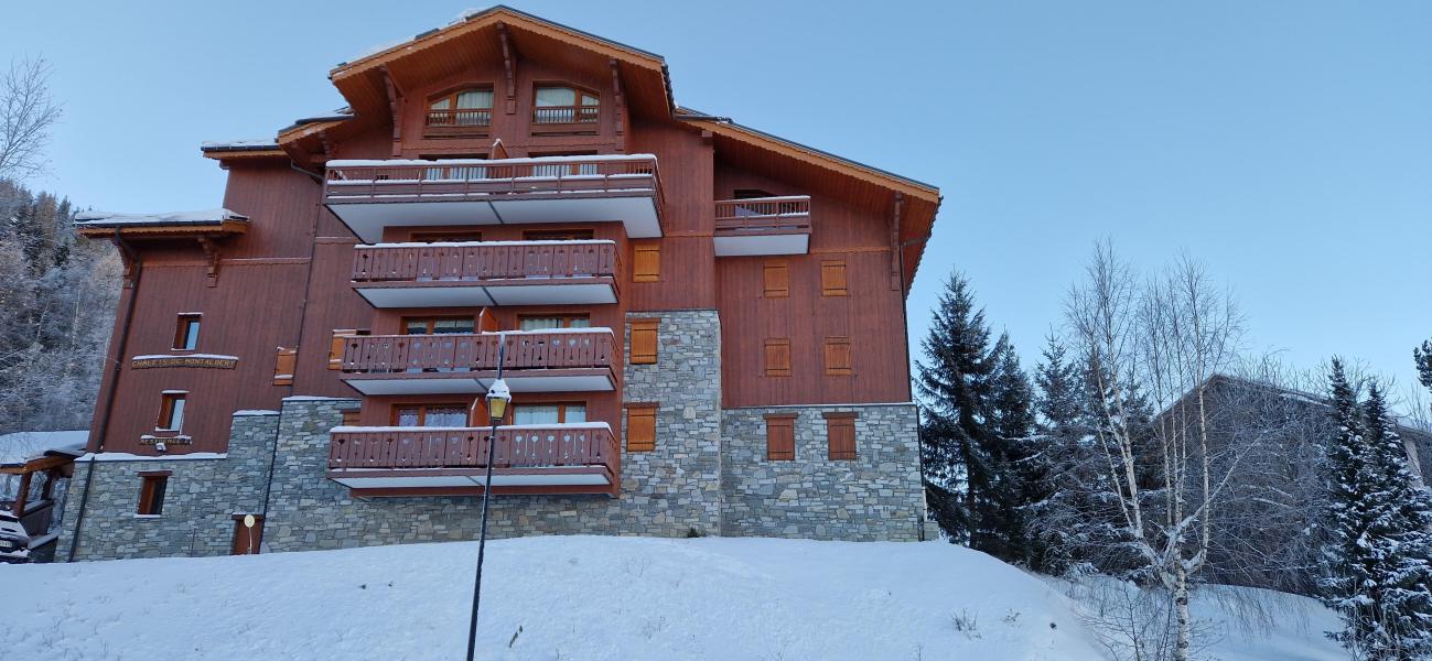 Rent in ski resort 2 room apartment cabin 4 people (15B) - Les Chalets de MTB - Montalbert - Winter outside