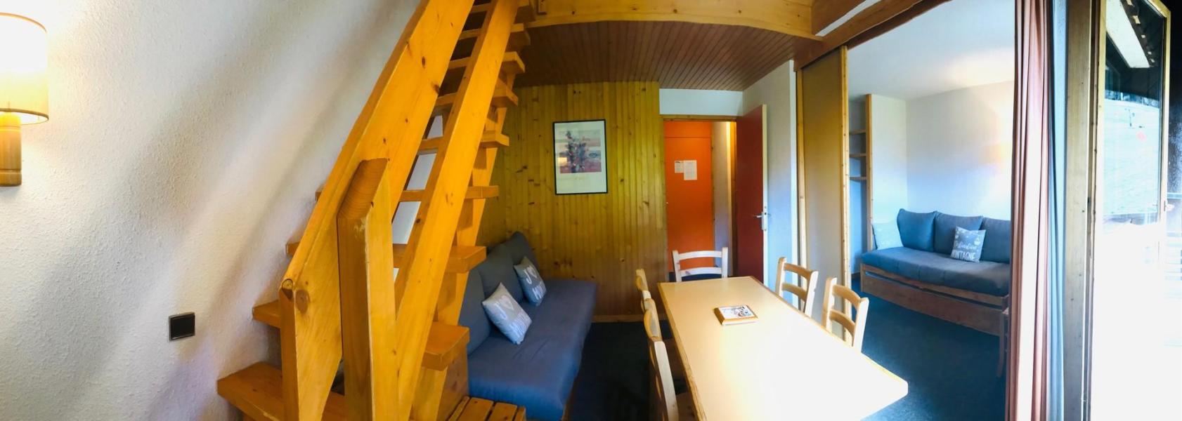 Ski verhuur Appartement 3 kamers 6 personen (317) - Résidence Choucas - Montalbert - Woonkamer